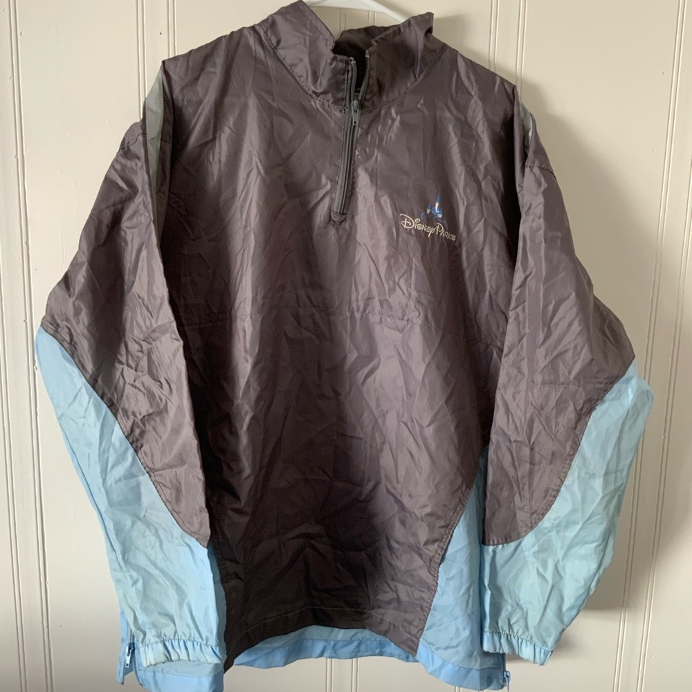 Disney Charcoal and Sky Blue Windbreaker